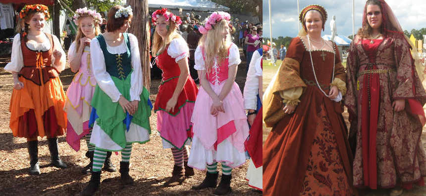 create your own costumes for the renaissance fair festival